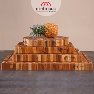 [Chính hãng] Thớt gỗ Teak Chef Studio hình chữ nhật nhiều kích cỡ lựa chọn. Dùng cắt thái khay trưng bày thực phẩm. Khách chọn theo mã sản phẩm