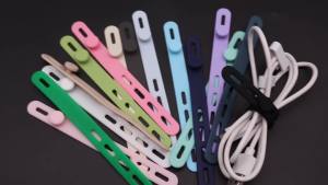 10pcs Cable Organizer Ties Clip Charger Cord Management Silicone Wire Manager Mouse Earphone Holder Data Line Winder Straps