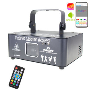 500mW 20Kpps APP RGB Animation Laser Light Beam DJ Disco Projector Dance Party Wedding Christmas Decoration Stage Lamp Show G37