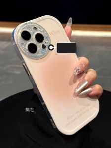 DAIMANG | Gradient Fade Hard Case for iPhone 16/15 Pro Max & iPhone 13 Pro Max Anti-Shock Romantic Simple Pure Color Trendy New Style