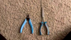 5-inch Fine Pointed Nose Pliers Chain Tweezer Nose Plier Unique Design Finer Tip Jewelry Making Precision Work Wire Hand Tools