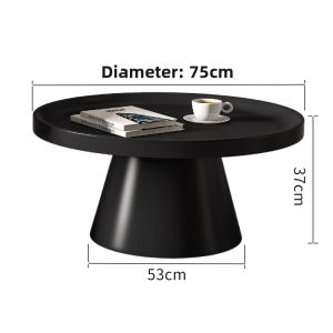 YIZUO | Round Modern Minimalist Lightweight Luxury Combo Coffee Table