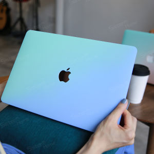 SisterHome Gradient สีครีมแล็ปท็อปสำหรับ Macbook กรณี Air13.6 M2 A2681 Pro13.3inch A2338 M1 Air13 A2337 A2179 A1932 Pro14 A2442 Pro13 A2251 A1708 A1989 A2159ป้องกันกรณีแป้นพิมพ์