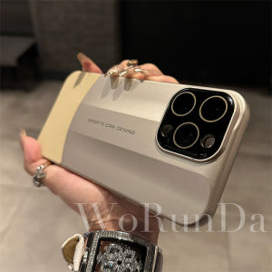 Porsche Design  Case Leather Texture Matte Hard Shell Compatible with Various Models Simple Luxury Universal Self-adhesive Lens Film