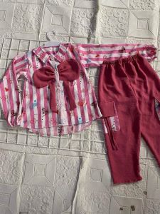 SETELAN ANAK PEREMPUAN I SETELAN MODEL MERRIES MOANASALUR BAHAN CRINKLE 3-12 THN