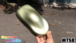 AIKKA MT58 Sumatragelb | Supreme Metallic | Automotive 2K Car Paint Motor Aerosol Spray Bottle Cat Bancuh Kereta DIY