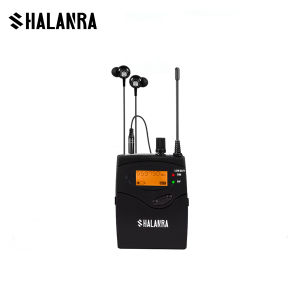 SHALANRA HEM6400 UHF Mono Dual Wireless in-Ear Monitor System Metal Wireless IEM for Band Studio 2 Bodypack
