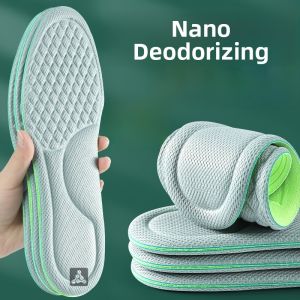 XIANZHAO | Nano Deodorant Shoe Inserts Mens Sweat Absorbent Anti-Odor Breathable Special For Sweaty Feet Sweat Absorbing No Smelly Feet Soft Bottom Comfortable Size 42