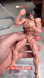 Mô hình đồ chơi Eren Titan Tiến công có khớp Jaeger Attack On Titan 17cm figma figure cử động được Shingeki no Kyojin