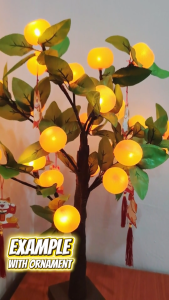 55CM MANDARIN LED Tree 桔子树灯 Fortune Tree Chinese New Year Light Tree Light CNY Decor Tree Lampu LED CNY String Light