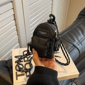 Mini Pendant Bag Key Headset Card Storage Bag Outdoor Coin Purse Leopard Print Backpack Travel Headphones Storage Coinpurse 2025