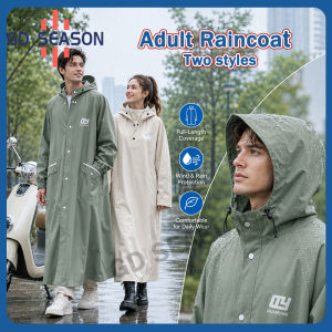 2026 Full‑Length Raincoat for Adults Heavy Rainproof Single Motorcycle Cycling Hiking Raincoat