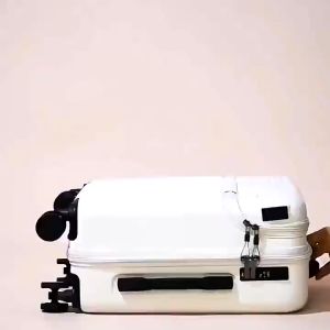 TRAVELCUL Japanese Style Luggage 20/24inch USB Charging Suitcase Travel Luggage Front Opening Boarding Case