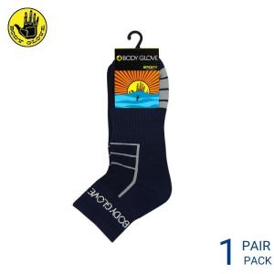 BODY GLOVE COTTON SPANDEX HALF LENGTH SPORT SOCKS (1 pair) BG330