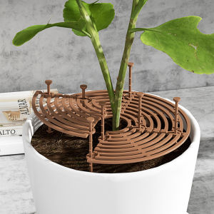 1PC Plant Pot Soil Guard with Nails Plant Pot Grid Flower Pot Cover Baby Safety Mouse Garden Home Plant Protector