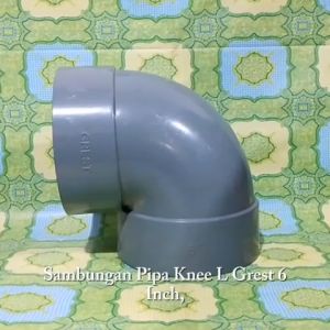 sambungan Pipa Knee L knei knie 6 inc