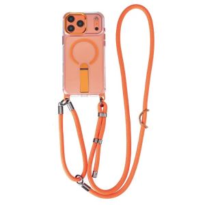 Lanyard Strap Crossbody Cord Double Rope For Magsafe Case For iPhone 17 Pro Max 16 15 14 16Pro Shockproof Magnetic Lanyard Cover