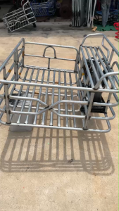 พ่วงข้างรุ่นใหญ่จัมโบ้ (73*130) โครงสร้างเเป๊ปกลมคาดเหลืองทั้งคัน 4โช้คใหม่ อุปกรณ์ครบ พร้อมชุดติดตั้ง