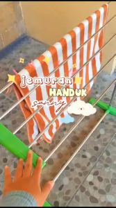 CH15 RAK JEMURAN HANDUK DAN PAKAIAN BAJU / STAINLESS RACK LAUNDRY