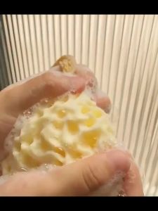 【BHQ&HOME】ฟองน้ำอาบน้ำ ฟองน้ำอาบน้ำรังผึ้ง ดอกไม้อาบน้ำ นุ่มมาก พร้อมเชือกเส้นเล็ก สําหรับขัดผิวที่ตายแล้ว