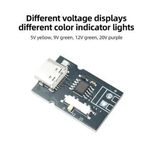 Aideepen | Mô-đun Lấy Điện Nhanh Aideepen PD QC Tự Động Phát Hiện Điện Áp Đầu Ra 5V 9V 12V 20V Dùng Cho Thí Nghiệm Điện Tử Mô-đun Nguồn Nhựa