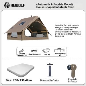 Hewolf | Automatic Inflatable Portable Tent UV Protection Rainproof