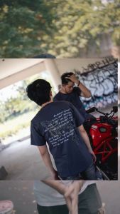 Peps T-shirt Kaos Pria Cotton 30s Warna Grey Darkness | Casual & Elegan | Cocok untuk Segala Acara