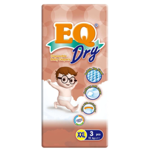 EQ Dry Tape Baby Diapers Mini Pack XXL 3