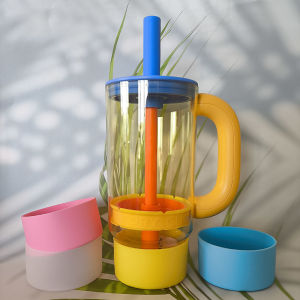 Silicone Cup Holder Chakolab Straws Tea Water Separation Gigantic Protection Anti-wear Bottom Case for Outdoor And Indoor Use