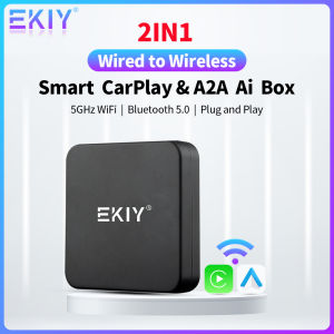 EKIY Mini Carplay Smart Box Wireless Android Auto Adapter Apple Dongle Plug And Play For Volkswagen Toyota Peugeot Volvo