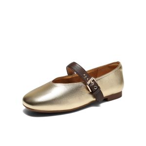 Belle | French Vintage Soft Bottom Sheepskin Mary Jane Shoes