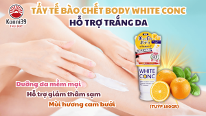 TẨY TẾ BÀO CHẾT BODY WHITE CONC (TUÝP 180GR)
