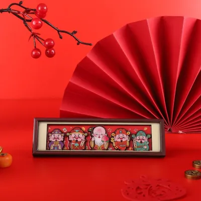 New Year Creative Chinese Style Fridge Magnet Snake Year Blessings