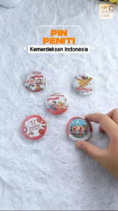 Pin Peniti Hari Kemerdekaan Indonesia 17 Agustus Pin Peniti Agustusan Independence Day Souvenir Merdeka Merah Putih