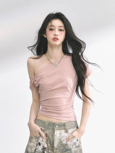 SHAOYEYAN | fashion slim fit design sense womens short-sleeve T-shirt