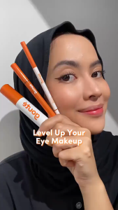 GLAMOIRE - goute Goubrow Matte Eyebrow Pencil Long lasting up to 24H Buildable & Blendable Precise Tip & Soft Spoolie High Pigmented