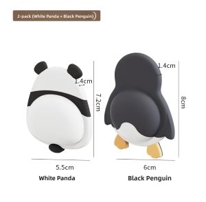 Silent Door Stopper Silicone Door Handle Anti-Collision Pad No Drilling Required Fridge Door Protector Home Entry Door Safety Device