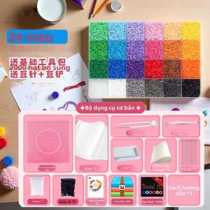 Bộ 500 Hạt Cườm Hama Mini Perler Hạt Cườm Sắt Kèm Lưới Dành Cho Trẻ Em Làm Đồ Chơi Tự Chế Đồ Chơi Quà Tặng Thủ Công Chất Lượng Cao Đồ Chơi Sáng Tạo