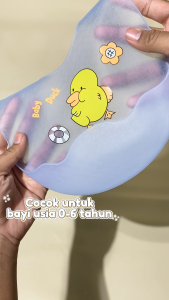 Dovana Celemek Makan Bayi Silikon Premium TPS-01 BPA Free Waterproof Baby MPASI Feeding Slabber Bib