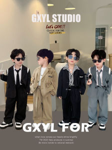 ชุดสูทเด็กชายสไตล์เกาหลี ชุดกี่เพ้าลำลอง เสื้อผ้าเด็กชาย ชุดราตรี เสื้อผ้าเด็กชาย แฟชั่นฤดูใบไม้ร่วง ชุดเด็กชาย