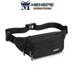 MENSPE Men Chest Bag Waist Bag Fashion Fitness Bag Oxford Cloth Crossbody Bag Sports Bag Waterproof Wear Resistance Durable Bag Large Capacity Street Bag Casual Bag Travel Bag Phone Pouch