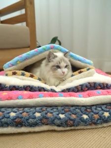 เบาะนอนสัตว์เลี้ยง 49*32cm | ผ้าห่มสัตว์เลี้ยง เบาะนอนสำหรับสัตว์เลี้ยง เบาะนู้แมว สูงสุนัข 49*32cm