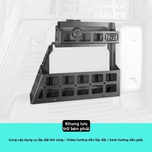 Giá Đỡ Hàng Hóa Phía Sau Hợp Kim Nhôm Cho Land Rover Defender 110