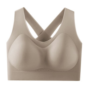 JIXIA | High Intensity Sports Bra Women Yoga Cross Back Large Size Anti Shock Supportive Comfortable Breathable Sweat Absorbent Bra