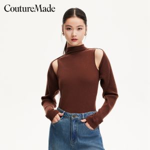 Vero Moda | Áo Sweater Len Mới Thu Đông Có Khoét Rỗng Và Đính Sửa Thời Trang