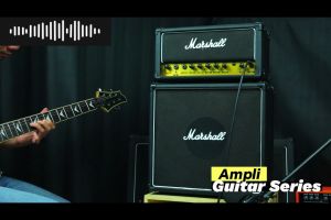 Ampli Gitar 10 Inch Marshall 3 Input Head Cabinet Ada Efek Distorsi & Delay