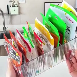 Acrylic Medicine Organizer Tray With Handle For Kitchen Bathroom Countertop Storage And Pill Organization Produce Box Bowl