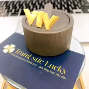 Huy hiệu cài áo VTV mạ vàng 24K - Thiết kế theo yêu cầu Quận 1 HCM