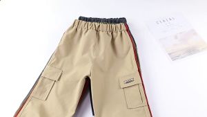 BUBBLE KIDS New Spring Autumn Summer Boys Girls  Casual Pants Comfortable Childrens Overalls Children Mosquito-Proof Trousers