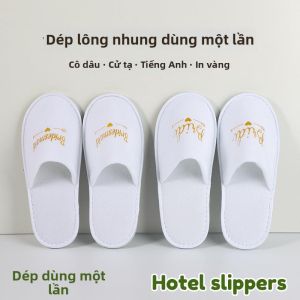 Dép Lông Một Lần Sử Dụng Cho Cô Dâu Tiệc Cưới Studio Khách Sạn Đám Tiệc